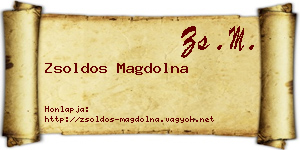 Zsoldos Magdolna névjegykártya